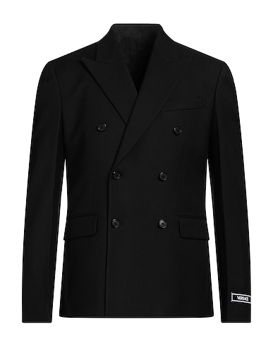 VERSACE Blazer Black 100% Virgin Wool