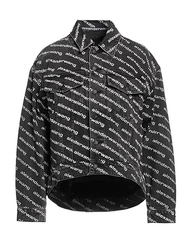 ALEXANDER WANG Denim jacket Black 100% Cotton