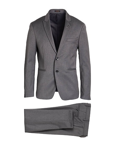 OFFICINA 36 Suits Grey 64% Polyester, 33% Viscose, 3% Elastane