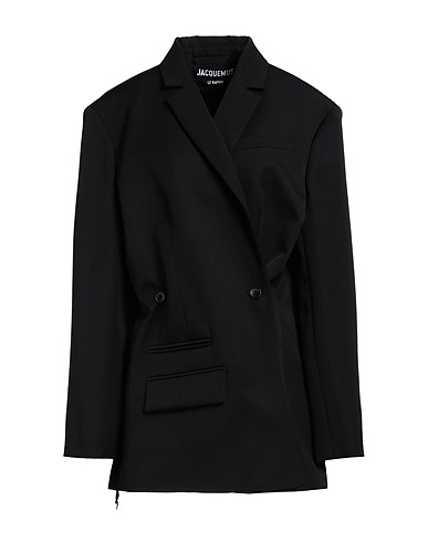 JACQUEMUS Blazer Black 100% Virgin Wool