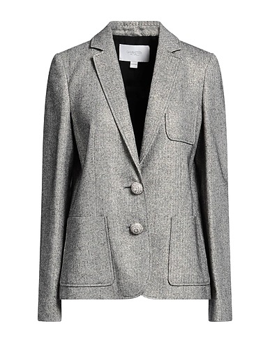 GIAMBATTISTA VALLI Blazer Grey 38% Cotton, 27% Wool, 18% Polyester, 12% Polyamide, 5% Other Fibres