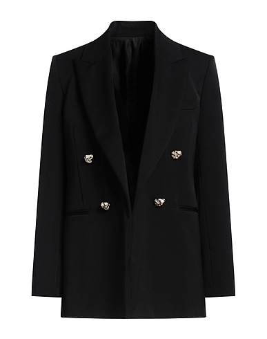 LANVIN Giacca Nero 100% Lana, Corno di Bufalo