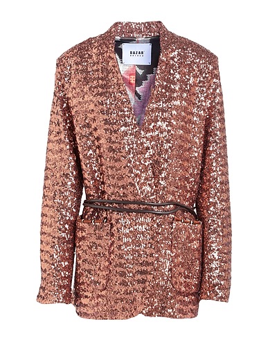 BAZAR DELUXE Blazer Bronze 100% Polyester, Elastane