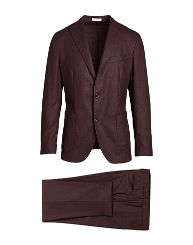 BOGLIOLI Suits Burgundy 100% Virgin Wool
