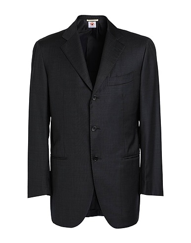 LUIGI BORRELLI NAPOLI Blazer Charcoal 98% Wool, 2% Cashmere