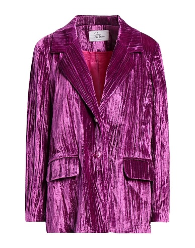 SLEEP NO MORE Blazer Purple 82% Viscose, 18% Silk