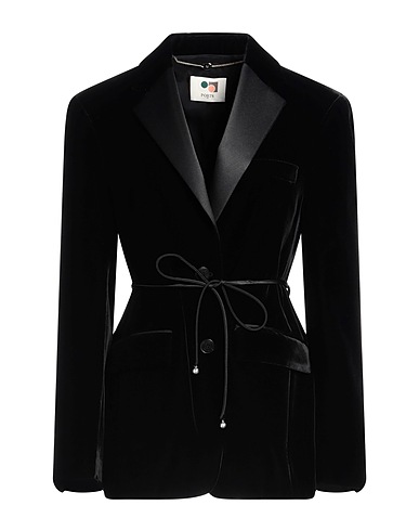 PORTS 1961 Blazer Black 71% Viscose, 29% Cupro, Polyester