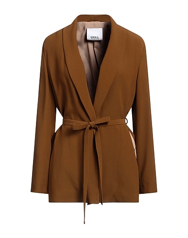 ERIKA CAVALLINI Blazer Khaki 53% Viscose, 47% Acetate