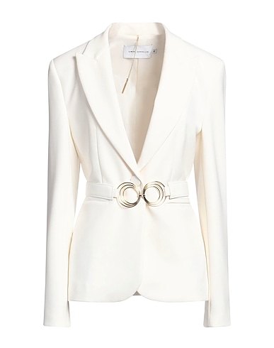 SIMONA CORSELLINI Blazer 63% Polyester, 27% Viscose, 7% Cotton, 3% Elastane