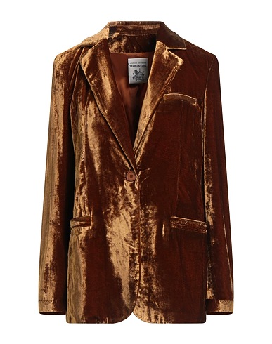 SEMICOUTURE Blazer Brown 82% Viscose, 18% Polyamide