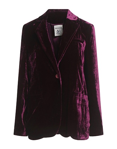 SEMICOUTURE Blazer Plum 82% Viscose, 18% Polyamide