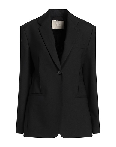 TELA Blazer Black 54% Polyester, 44% Virgin Wool, 2% Elastane