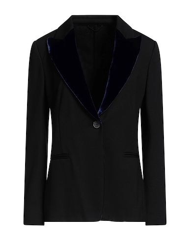 KILTIE Blazer NERO 69% Viscose, 25% Polyamide, 6% Elastane