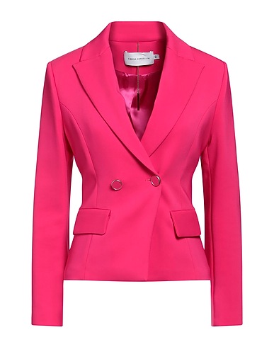 SIMONA CORSELLINI Giacca Fucsia 96% Viscosa, 4% Elastan
