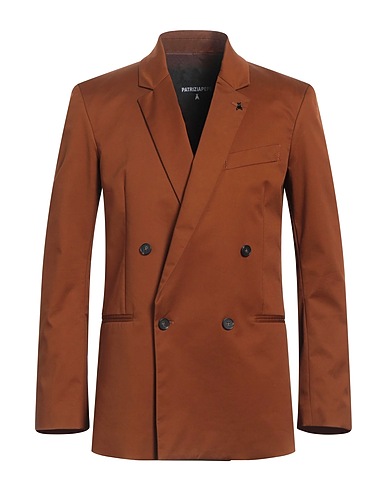 PATRIZIA PEPE Blazer Brown 97% Cotton, 3% Elastane