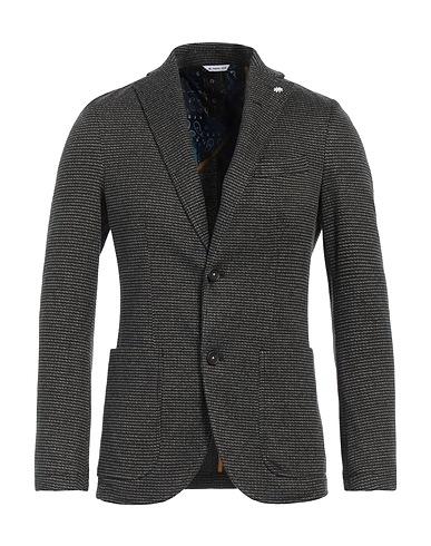 MANUEL RITZ Blazer Nero 53% Poliestere, 32% Viscosa, 14% Cotone, 1% Elastan