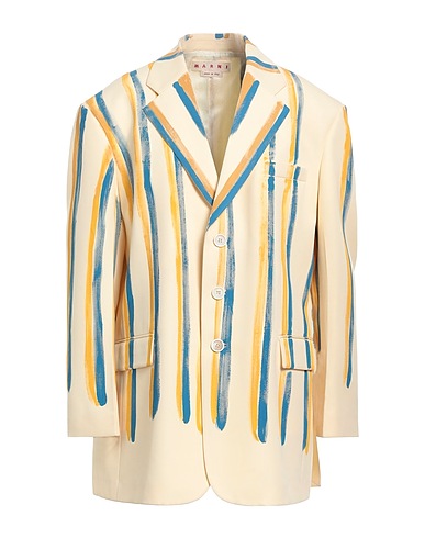 MARNI Blazer Beige 100% Virgin Wool