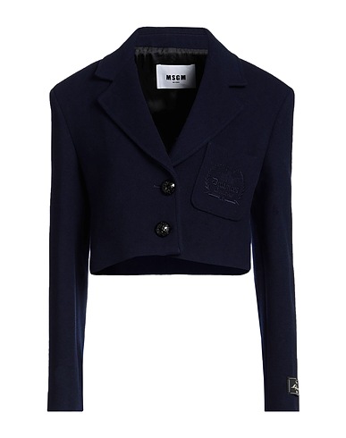 MSGM Blazer Navy 75% Virgin Wool, 25% Polyamide