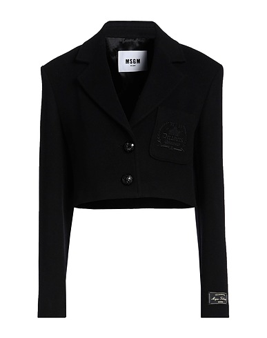 MSGM Blazer NERO 75% Virgin Wool, 25% Polyamide