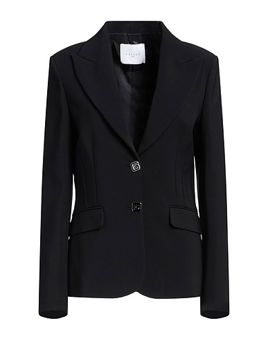 GAëLLE Paris Giacca Nero 95% Poliestere, 5% Elastan