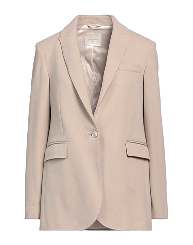 CIRCOLO 1901 Blazer Light grey 95% Cotton, 5% Elastane