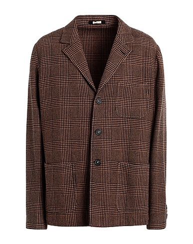 MASSIMO ALBA Blazer Brown 62% Wool, 23% Cotton, 15% Polyamide