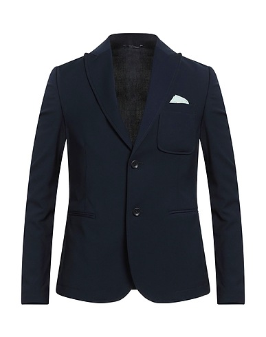 DANIELE ALESSANDRINI HOMME Veste Bleu nuit 69% Polyester, 29% Viscose, 2% Élasthanne