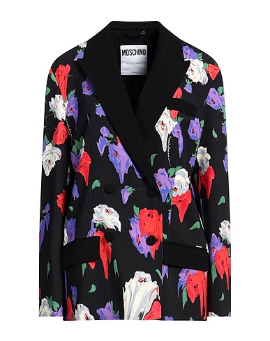 MOSCHINO Blazer Black 94% Viscose, 6% Elastane, Acetate