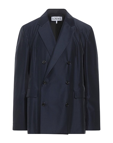 LOEWE Blazer Midnight blue 80% Wool, 20% Polyamide