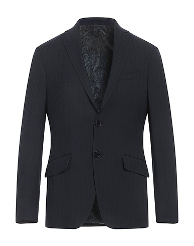 ETRO テーラードジャケット ミッドナイトブルー バージンウール 99% / ポリウレタン 1%