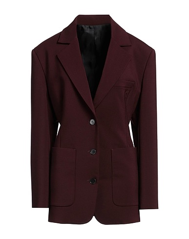 LANVIN Blazer Plum 93% Virgin Wool, 4% Elastane, 3% Polyamide