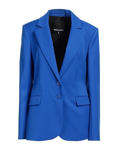 PATRIZIA PEPE Giacca Blu china 67% Poliestere, 31% Viscosa, 2% Elastan