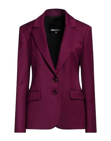 PATRIZIA PEPE Blazer Garnet 67% Polyester, 31% Viscose, 2% Elastane