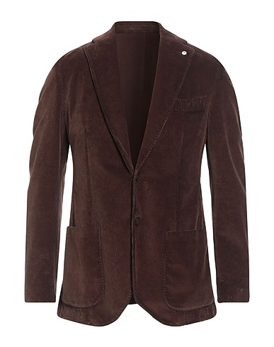 L.B.M. 1911 Blazer Chocolate brown 100% Cotton