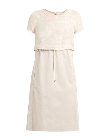 TONET Короткое платье 71% Лен, 22% Полиэстер, 7% Полиамид, Хлопок