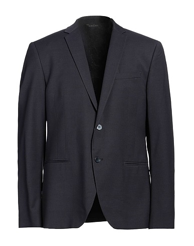 MANUEL RITZ Blazer Midnight blue 77% Polyester, 22% Viscose, 1% Elastane