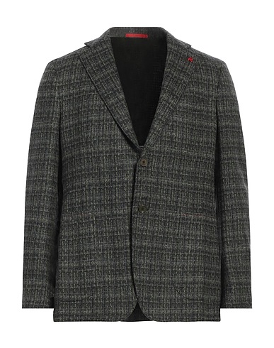 ISAIA Blazer Green 92% Wool, 8% Cashmere