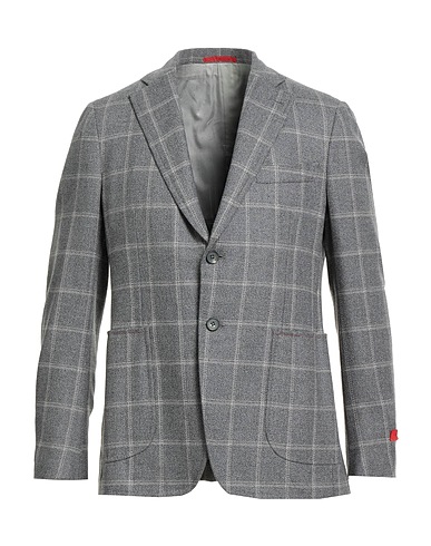 ISAIA Blazer GRIGIO 98% Wool, 2% Silk