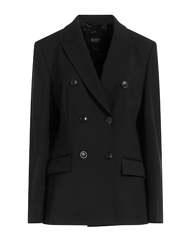 SEVENTY VENEZIA Blazer Black 53% Polyester, 43% Virgin Wool, 4% Elastane