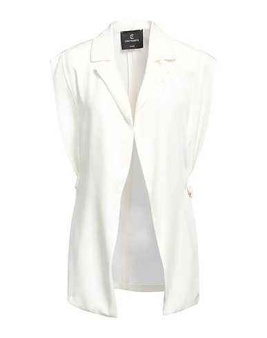 CRISTINAEFFE Giacca Bianco 96% Poliestere, 4% Elastan