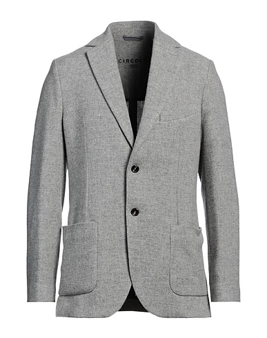 CIRCOLO 1901 Blazer Light grey 90% Virgin Wool, 10% Cashmere