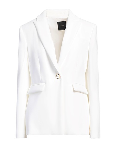 PINKO Blazer Off white 98% Polyester, 2% Elastane