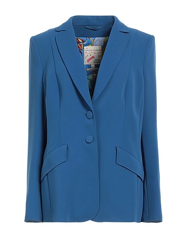 MAISON COMMON Blazer Blue 65% Triacetate, 35% Polyester