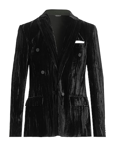 DANIELE ALESSANDRINI Blazer Black 100% Polyester