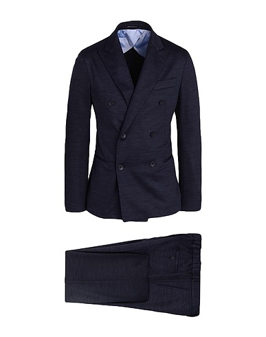 EMPORIO ARMANI Suits Navy 68% Lyocell, 32% Virgin Wool