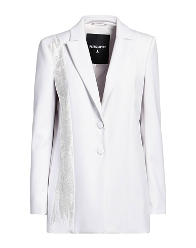 PATRIZIA PEPE Blazer Light grey 67% Polyester, 31% Viscose, 2% Elastane, Glass