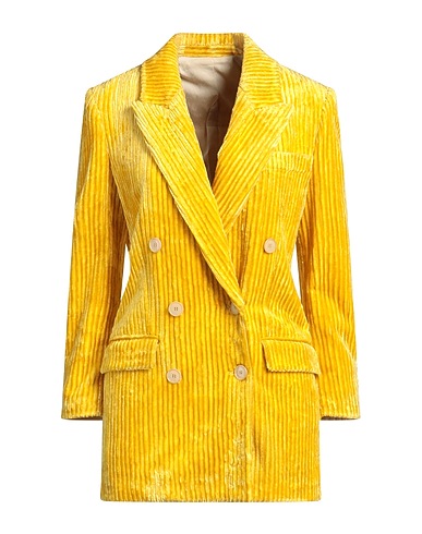 ISABEL MARANT Blazer Yellow 68% Viscose, 31% Cotton, 1% Elastane