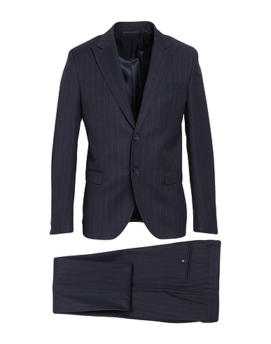 MANUEL RITZ Suits Midnight blue 64% Polyester, 34% Viscose, 2% Elastane