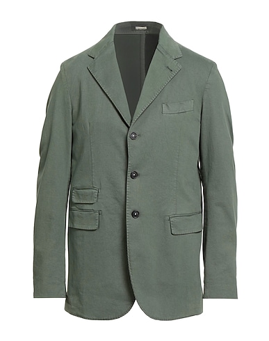 MASSIMO ALBA Americana Verde militar 95% Algodón, 3% Cachemir, 2% Elastán