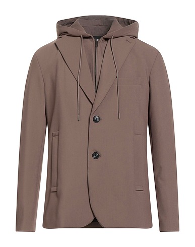 EMPORIO ARMANI Blazer Khaki 72% Polyester, 21% Viscose, 7% Elastane
